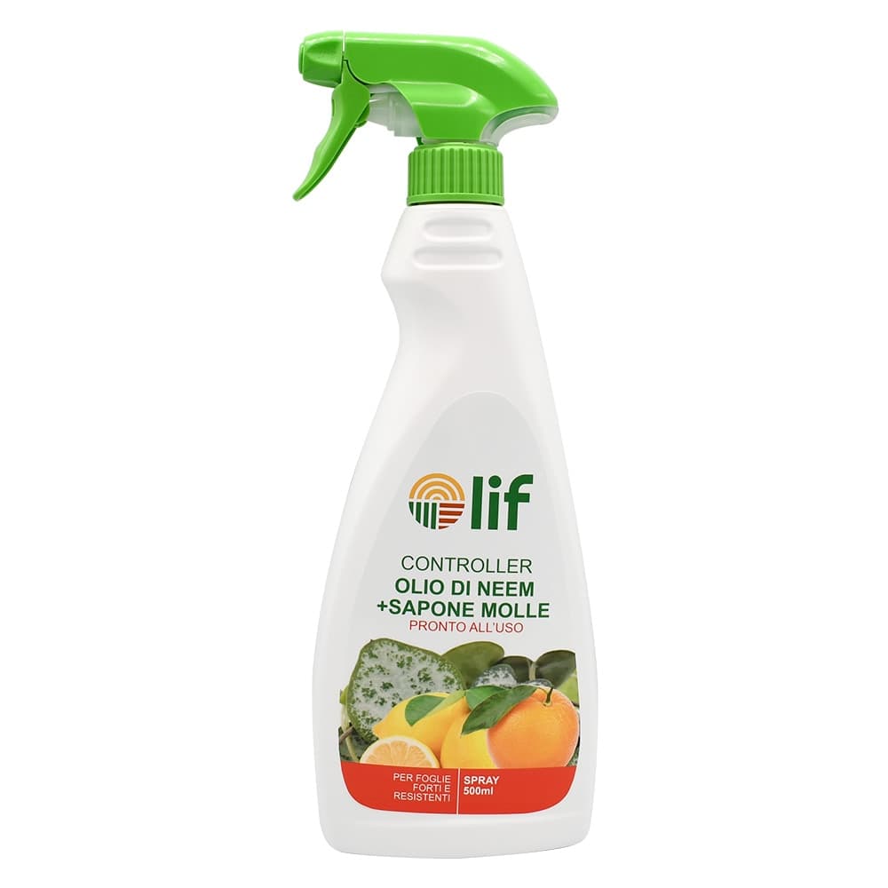 CONTROLLER OLIO DI NEEM + SAPONE MOLLE SPRAY Ml. 500  - LIF