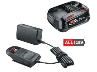 Set Batteria Bosch 18 V 2,5AH + Caricabatteria 18 V 20 (starter)