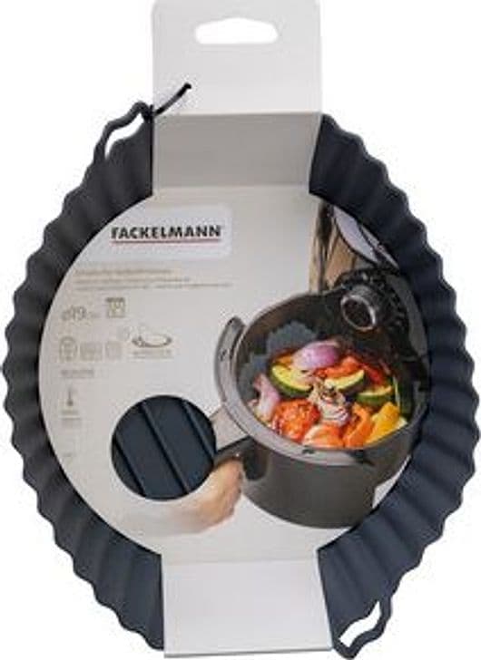 Silicone Airfryer 19 cm Stampo Tondo Fackelmann 2 Pezzi