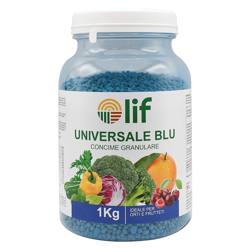CONCIME GRANULARE UNIVERSALE BLU 'NPK 12-12-17' Kg. 1  - LIF