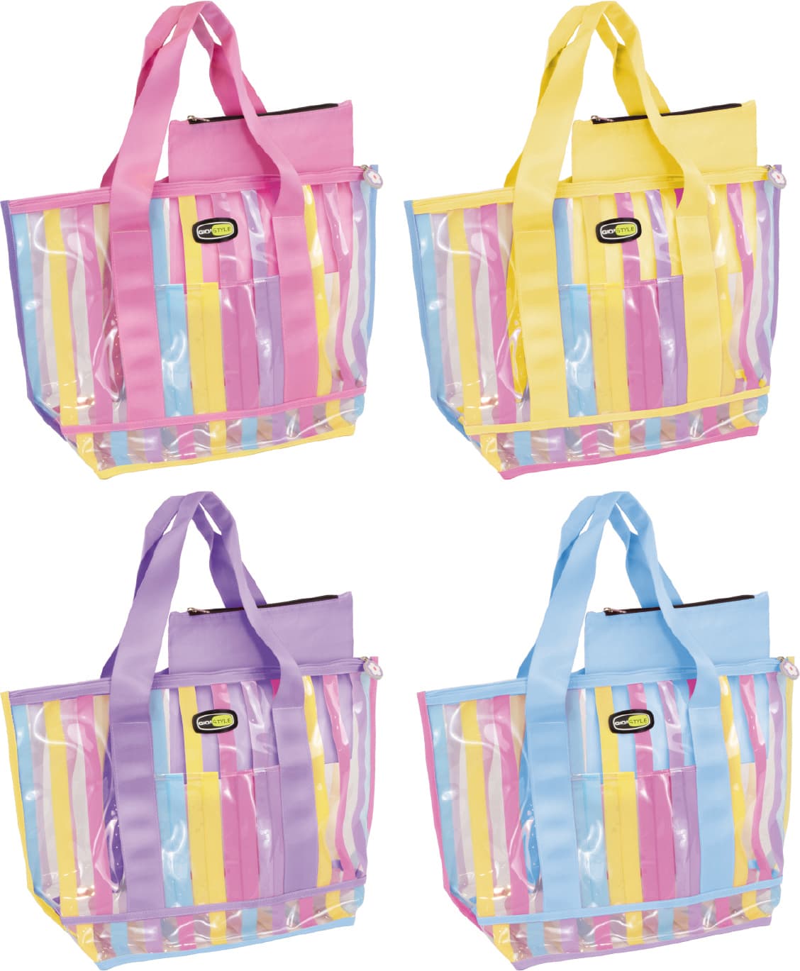 Borsa Mare Sandy L 24 cm 50 x 15X35 H Colore Assortiti Giò Style - 2