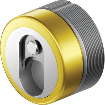 DEFENDER MAGNETICO MRM463 DISEC - INOX OTTONE LUCIDO F.SAG I.MM 31 D.MM 46 H.MM 28