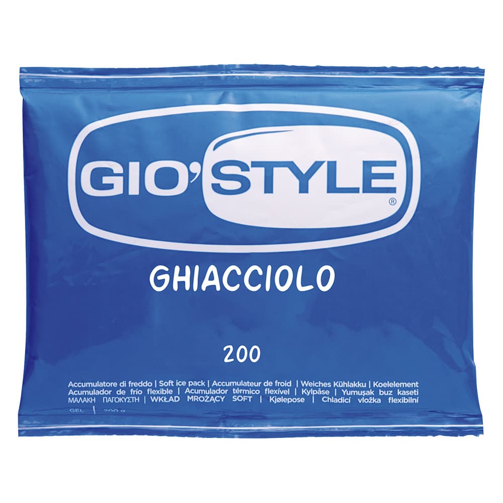 Cuscino Ghiaccio 200 Grammi Giostyle Ghiacciolo Soft 30 Pezzi