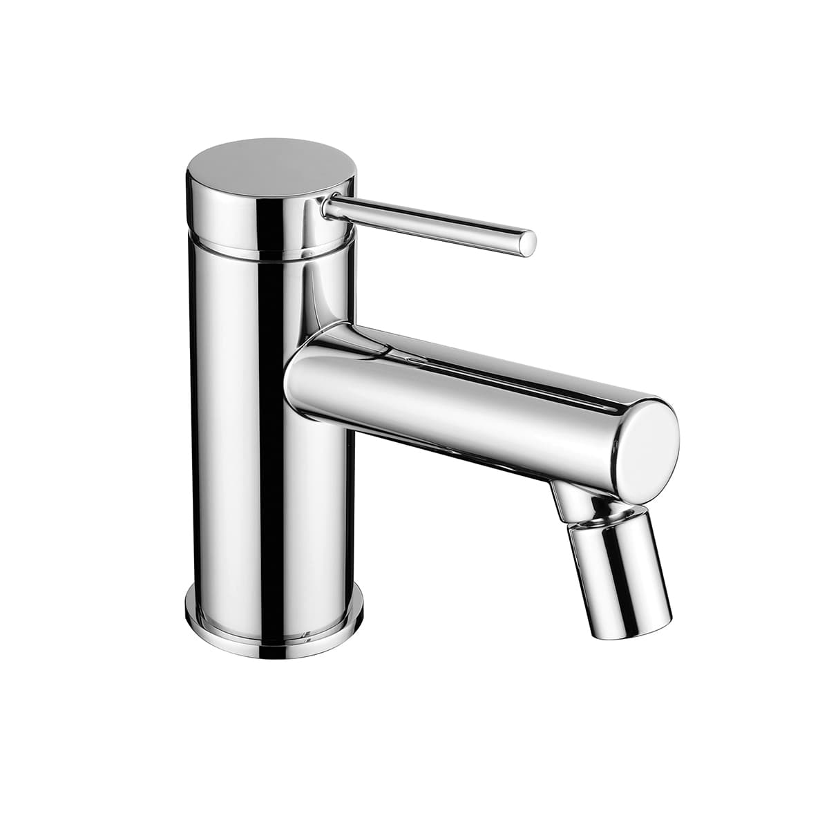 Rubinetto Miscelatore Monocomando Bidet Senza Scarico Alba Argo Pvd Grigio - 2