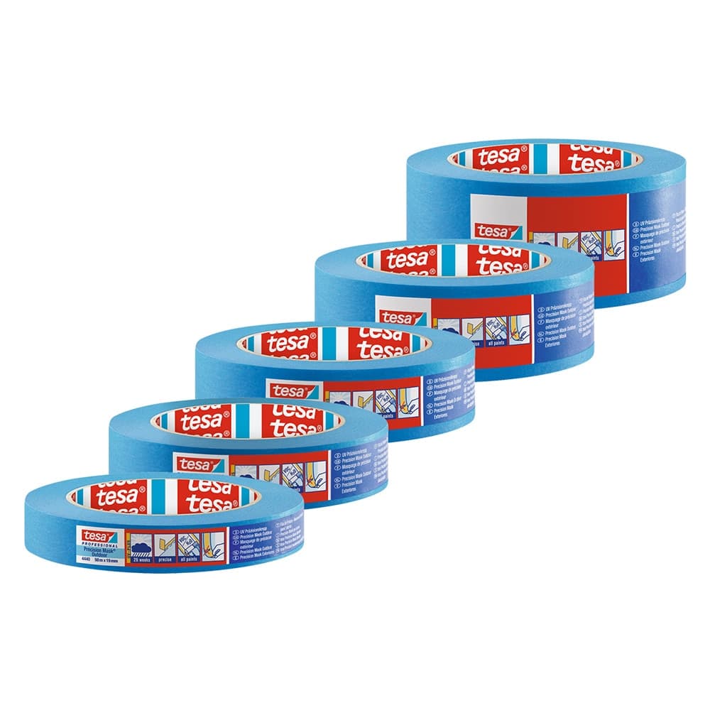 NASTRO PER MASCHERATURA 'PRECISION MASK 4440' mm 19 x mt. 50 - colore blu- 8 pezzi  - TESA