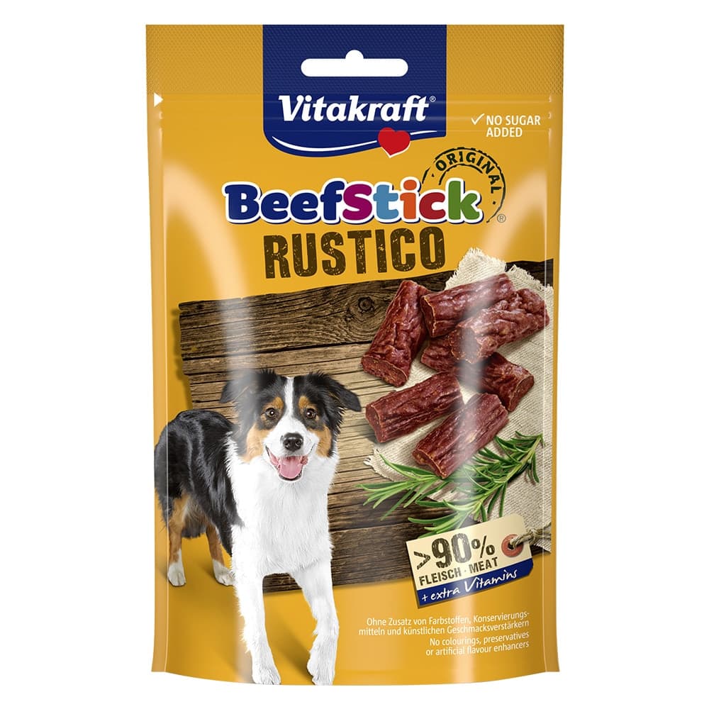 BOCCONCINI PER CANE 'STICK RUSTICO' gusto salame  - VITAKRAFT