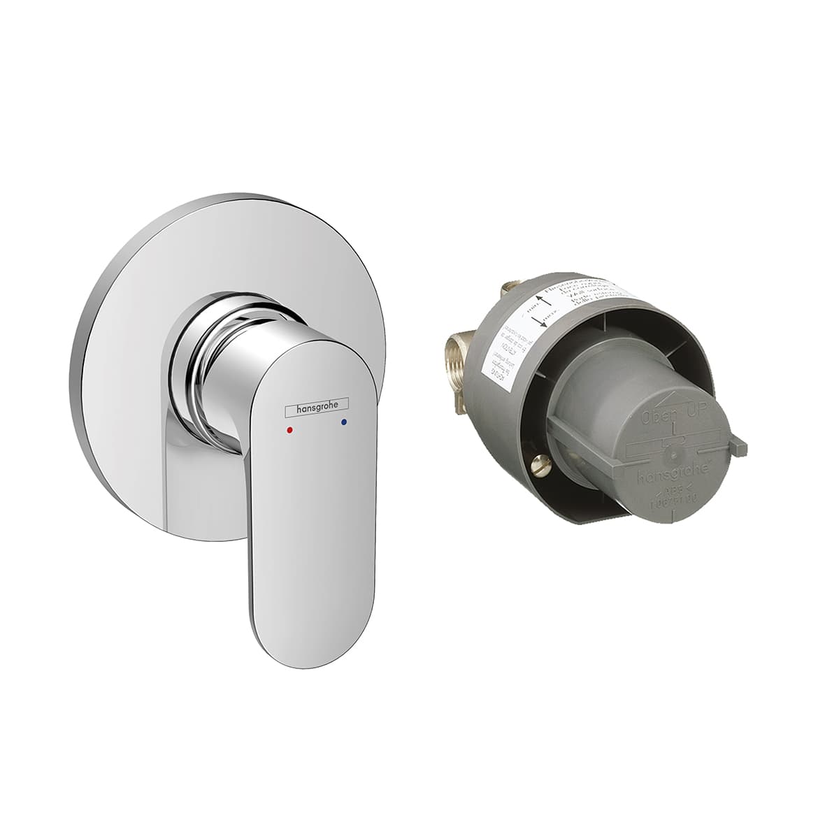 Rubinetto Miscelatore Monocomando Doccia Completo Rebris S Hansg Cromo - 2