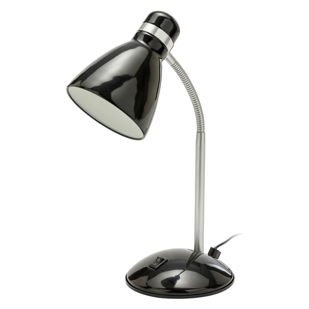 LAMPADA DA TAVOLO 'BAKER' E27 - 7 W - nera  - VELAMP