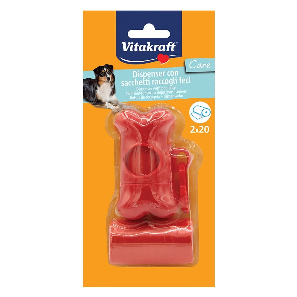 CONTENITORE SACCHETTI RACCOLTA FECI CANI cm. 10 x 21 h.4  - VITAKRAFT - 2