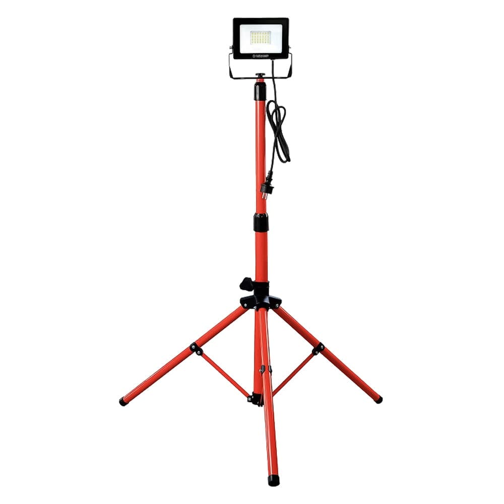 PROIETTORE LED SINGOLO 'LIGHT PAD' 1 x 20 W - 4000K / altezza max 155 cm  - VELAMP