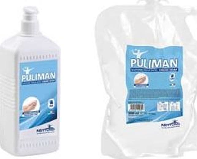 Sapone Liquido Lavamani Puliman Nettuno 1000 ml in Flacone 12 Pezzi