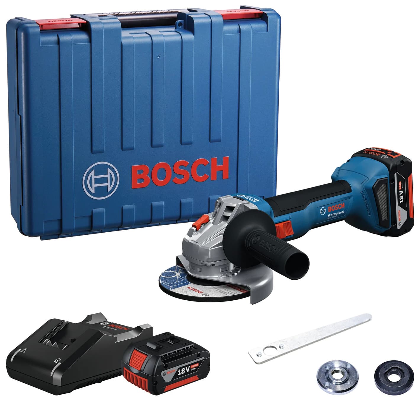 Smerigliatrice Angolare Gws 18 V 8 2 BATT.4 0 Ah Bosch - 2
