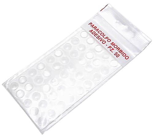 Paracolpo Adesivo in Gomma 50 Pezzi Mm 10 x 3 30.00 Confezioni - 2
