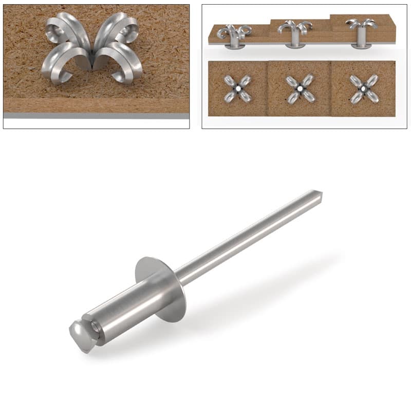 Rivetto a Strappo Graf 4,8 x 25 mm 50 Pezzi - 2