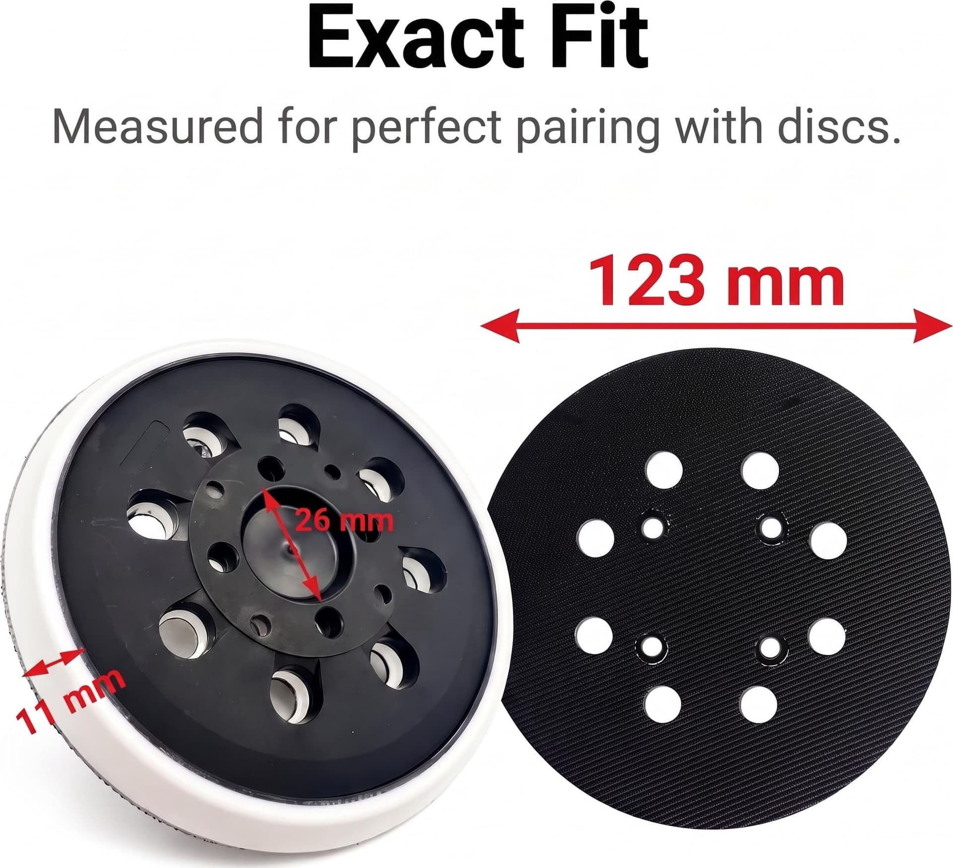 Platorello Semirigido per Levigatrice Pex 300 400 Bosch - 2