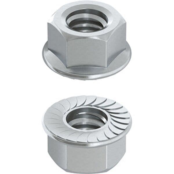 Dado Esagonale Flangiato Dentellato M 8 Ambrovit 500 Pezzi