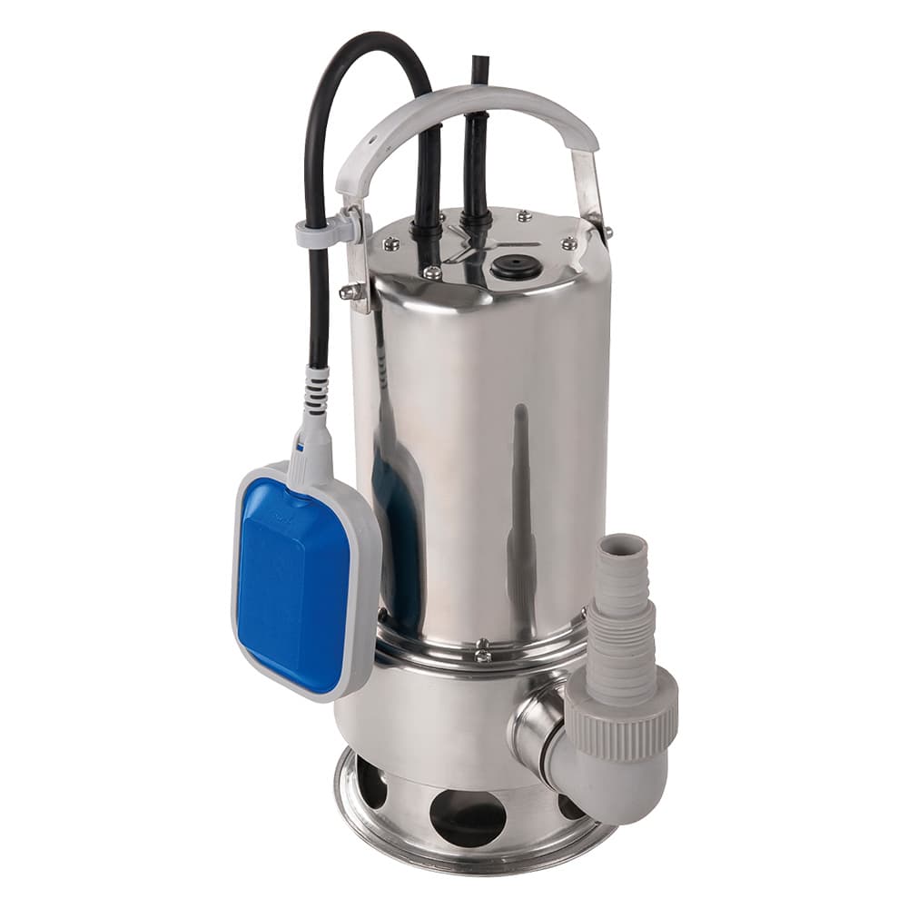 Elettropompa Sommergibile Fluxy INOX 750 Watt 13000 Litri H Hmax 8 m