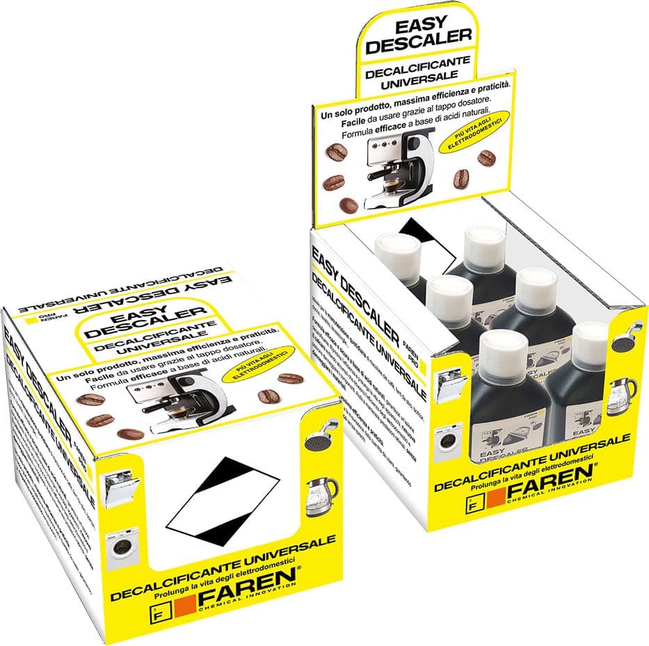 DECALCIFICANTE UNIVERSALE 'EASY DESCALER' confezione da 8 pezzi (500 ml c.a.)  - FAREN