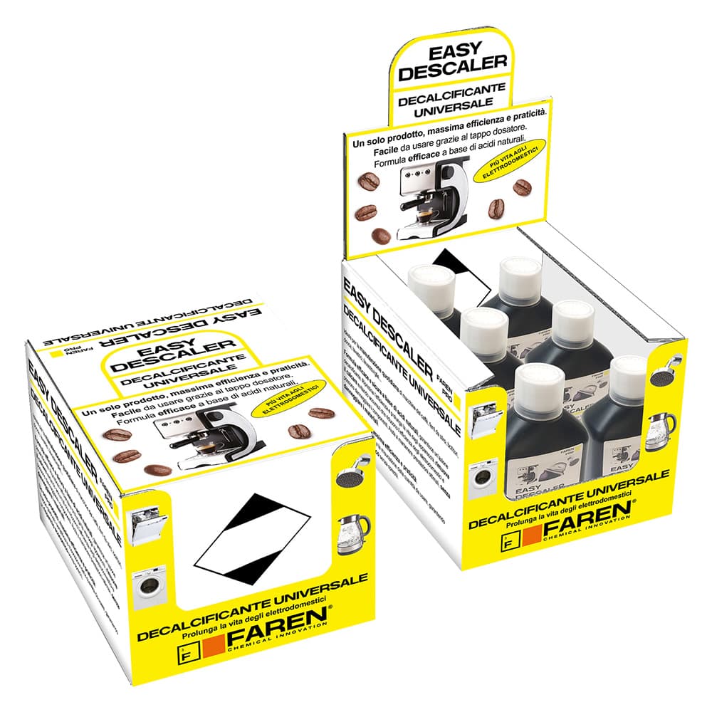 Decalcificante Universale ( C.a.) Faren Easy Descaler 8 Pezzi 500 ml