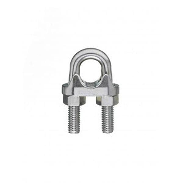 Morsetto a Cavallotto INOX AISI 316 D 5 mm Carcano 25 Pezzi