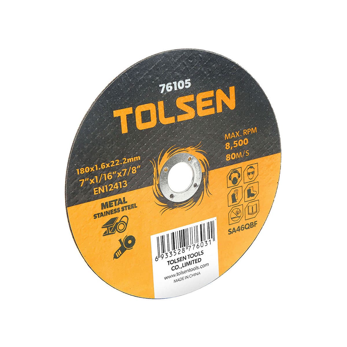 Disco da Taglio per Metallo Tolse 115 x 1.0 x 22,2 mm - 2