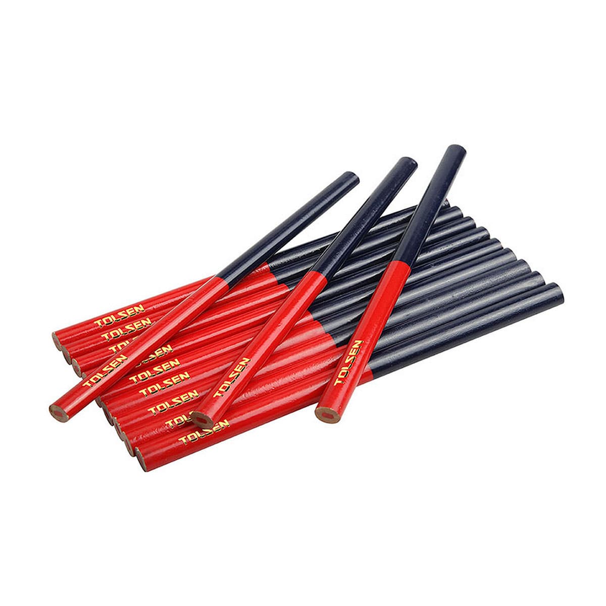 12 Pezzi Matita Bi Colore Rosso Blu Tolse 5 x 2 mm - 2
