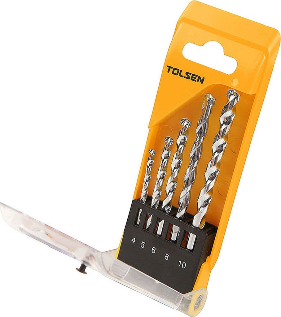 5 Pezzi Punte Miste per Muro 4 a 5 a 6 a 8 a 10 mm Tolse 4 a 10 mm - 2