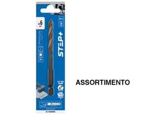 Assortimento Punte Rettificate Step+ Attacco ¼ Hex 01406 PZ.80 Krino