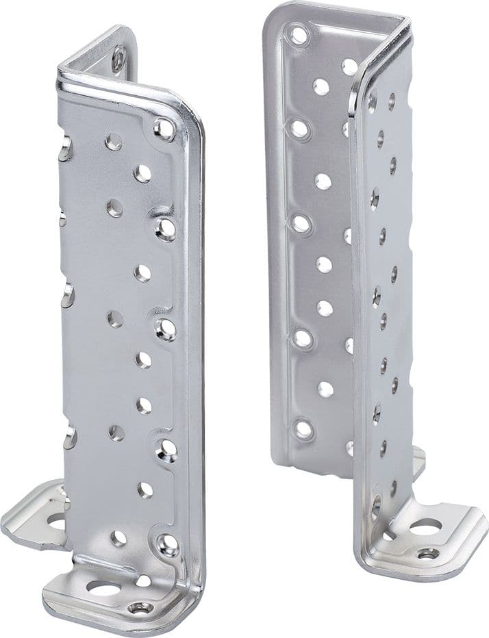 Supporto per Pilastri ad Avvitare Universale 8 Pezzi 73 x 177 x 46 x 70 mm