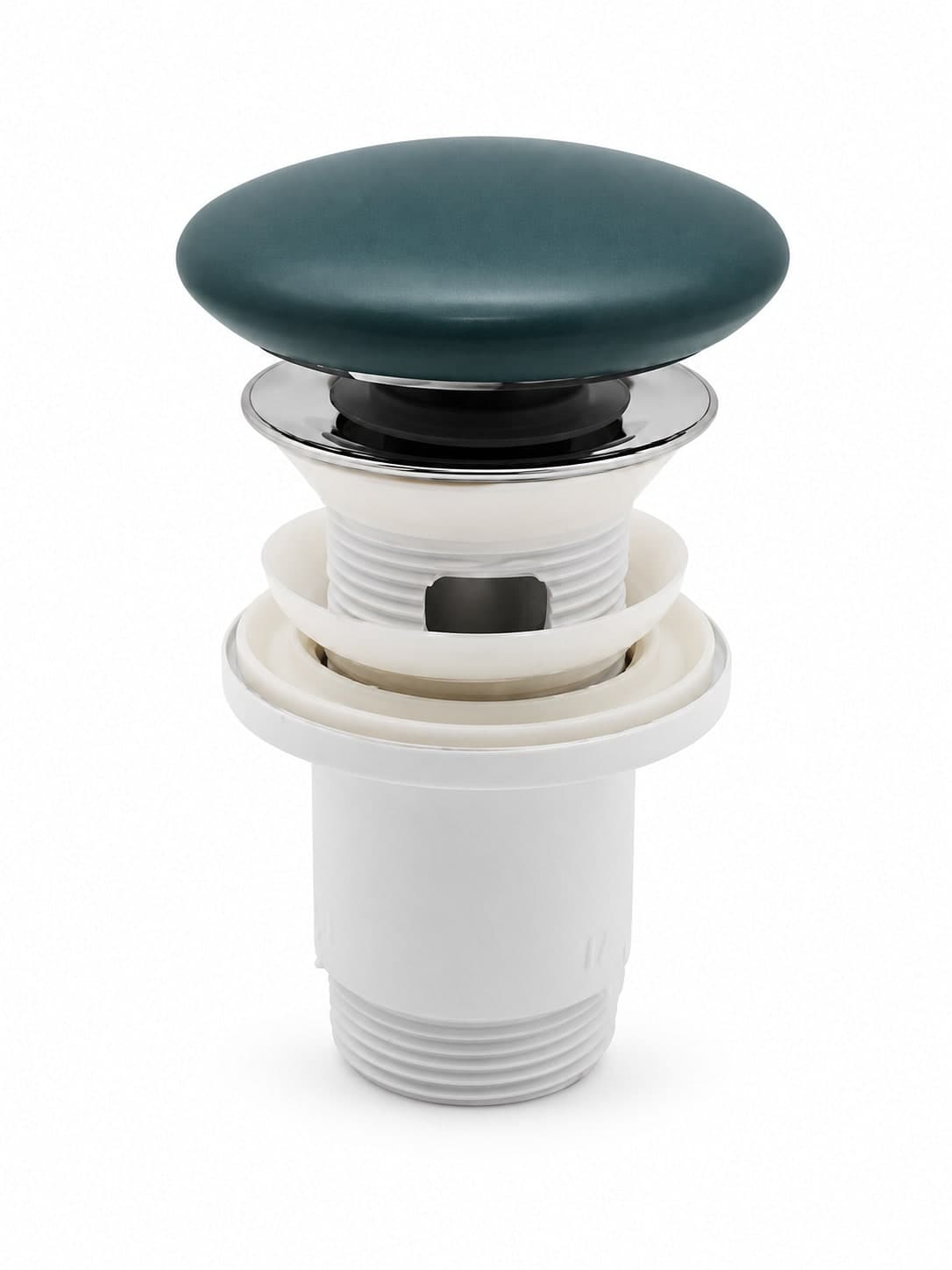 Piletta Scarico Click Clack per Bidet Infinity Nymo Verde Petrolio Opaco