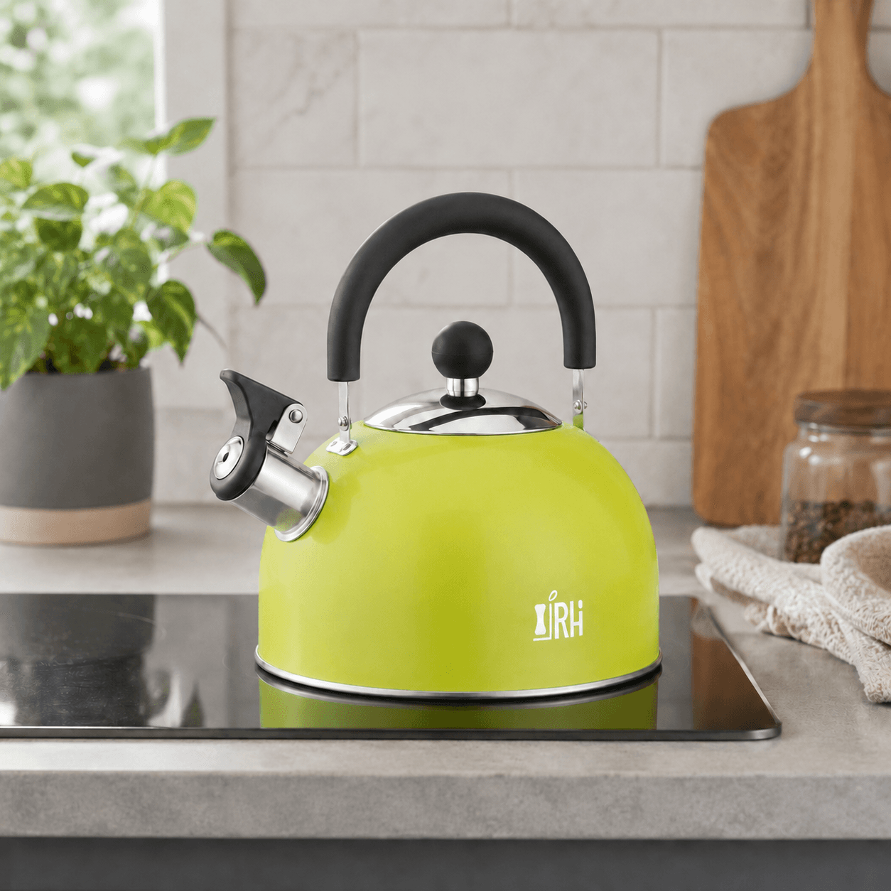 Bollitore Inox Fischio Xtra Acciaio Inox Lime 1,5 Litri - 2