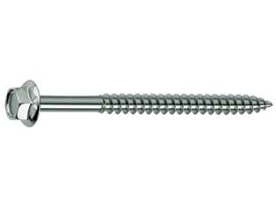 Vite Tirafondi per Legno Te con Finta Rondella Zincata Cod 288095
