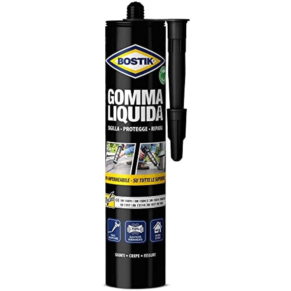 Bostik Gomma Liquida in Cartuccia 310 g Nero