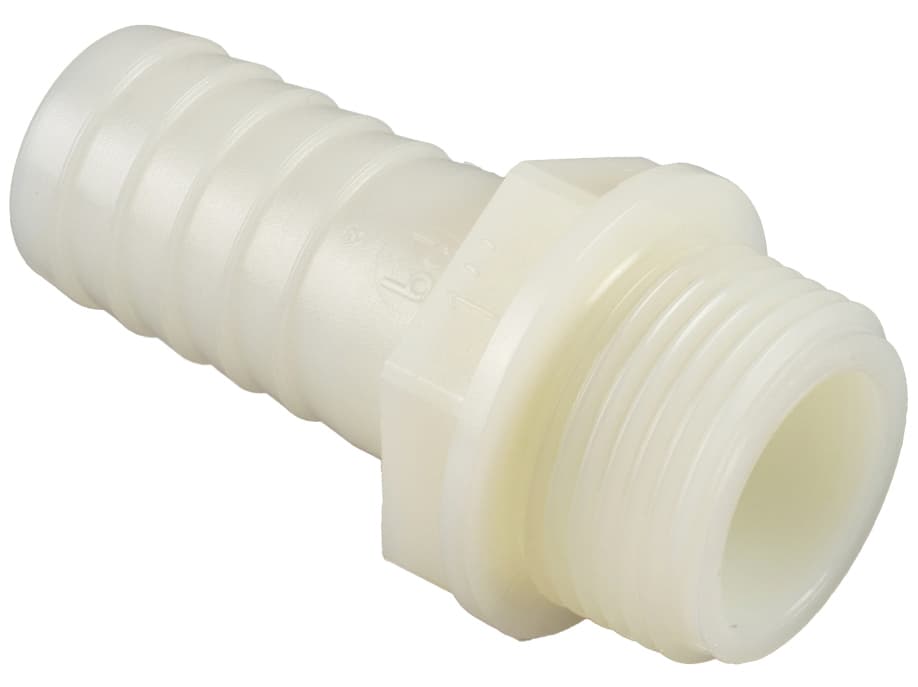 Raccordo in Nylon per Pompe Filetto Maschio Misura 1.½X50 Codice 61556