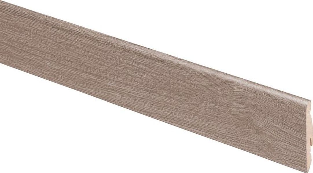 Battiscopa Liscio in MDF per Laminato Rovere Beige Mm 58 x 14X2400 H 10