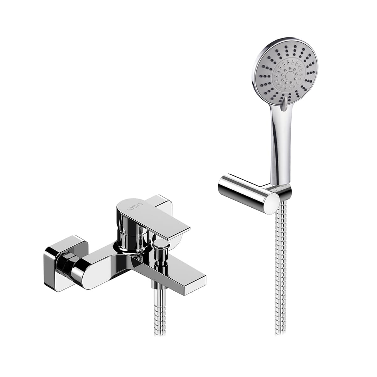 Rubinetto Miscelatore Monocomando Vasca Bold Nymo Cromo - 2