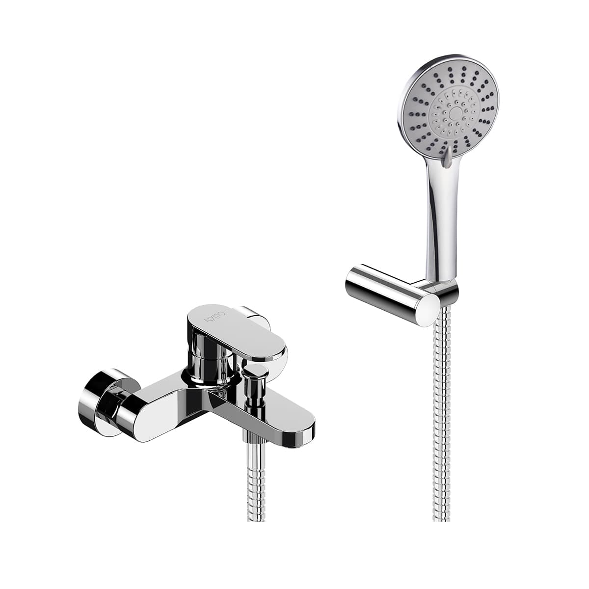 Rubinetto Miscelatore Monocomando Vasca Flow Nymo Cromo - 2