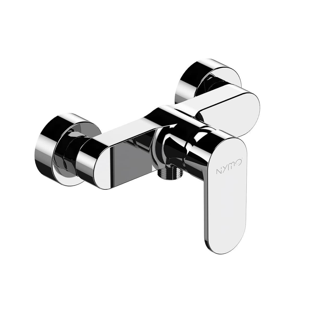 Rubinetto Miscelatore Monocomando Vasca Doccia Flow Nymo Cromo - 2