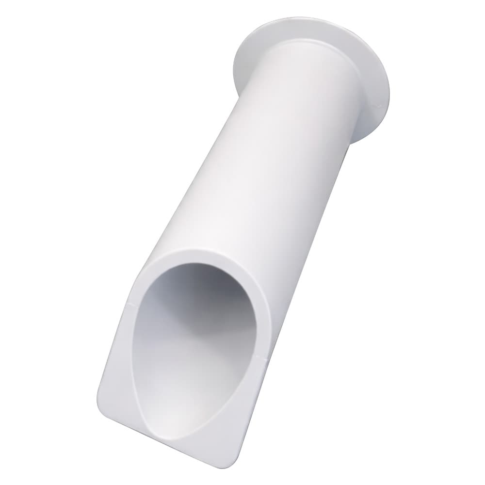 Gocciolatoio per Terrazzi Chiuso Col. Bianco 8 x 30 cm