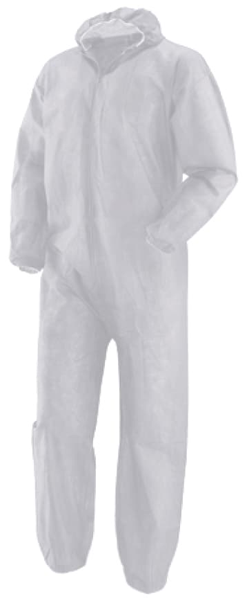Tuta Monouso in Polipropilene Colore Bianco Misura L Codice 61736