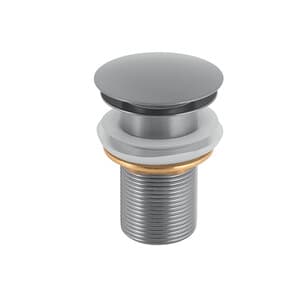 GEDY PILETTA IN ACCIAIO SPAZZOLATO CLIC CLAC 02- GEDY- 1,0 pz
