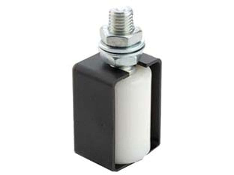 Oliva per Cancelli in Nylon Bianco con Cuffia di Protezione 6 Pezzi