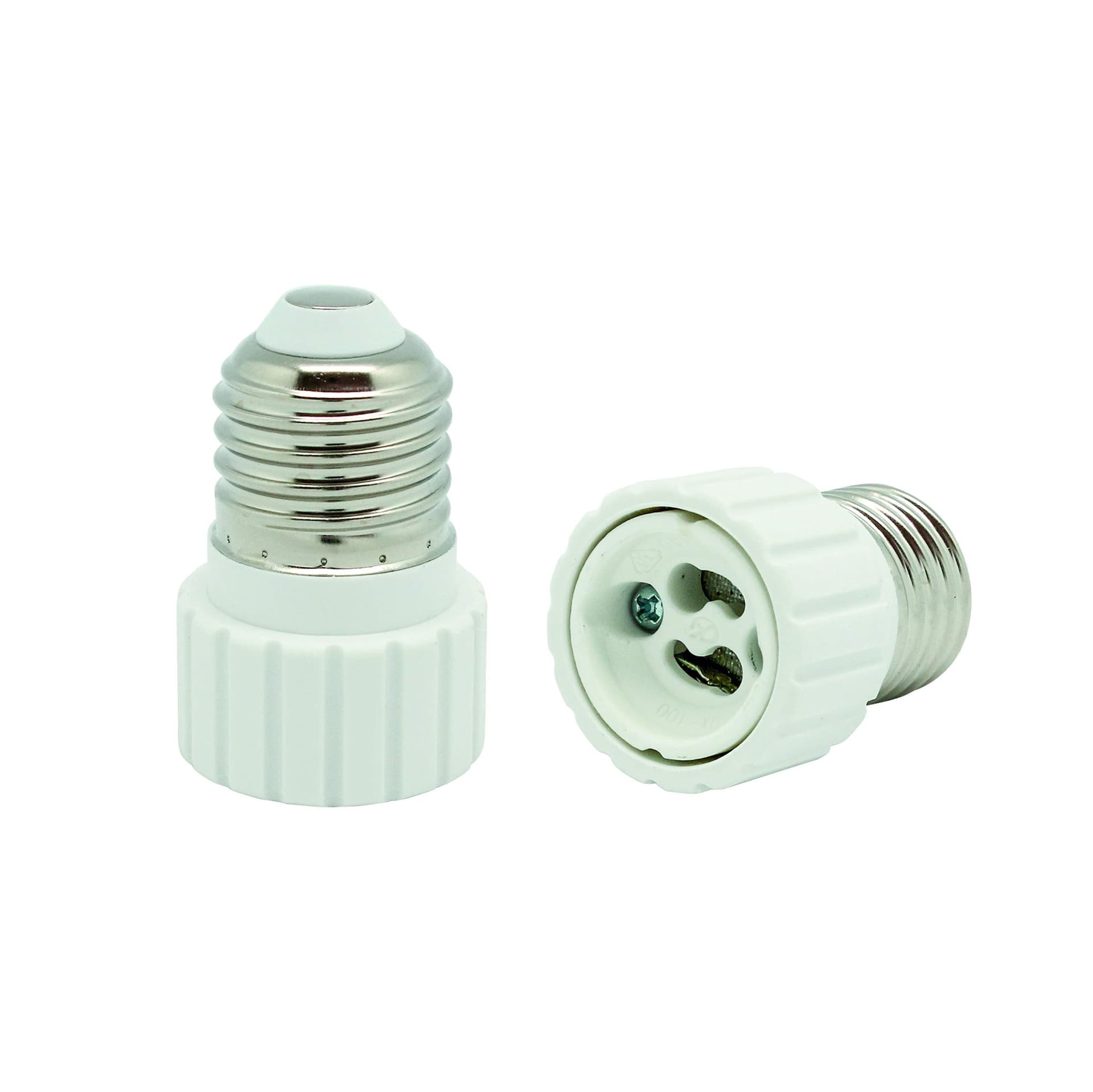 Adattatore Lampada E27 GU10 Electarline Termoplastico Bianco 4 Pezzi – Electraline