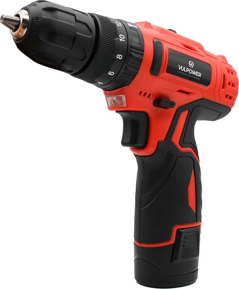 TRAPANO A BATTERIA 'D023' DC 12 V - 1,3 Ah  - VULPOWER