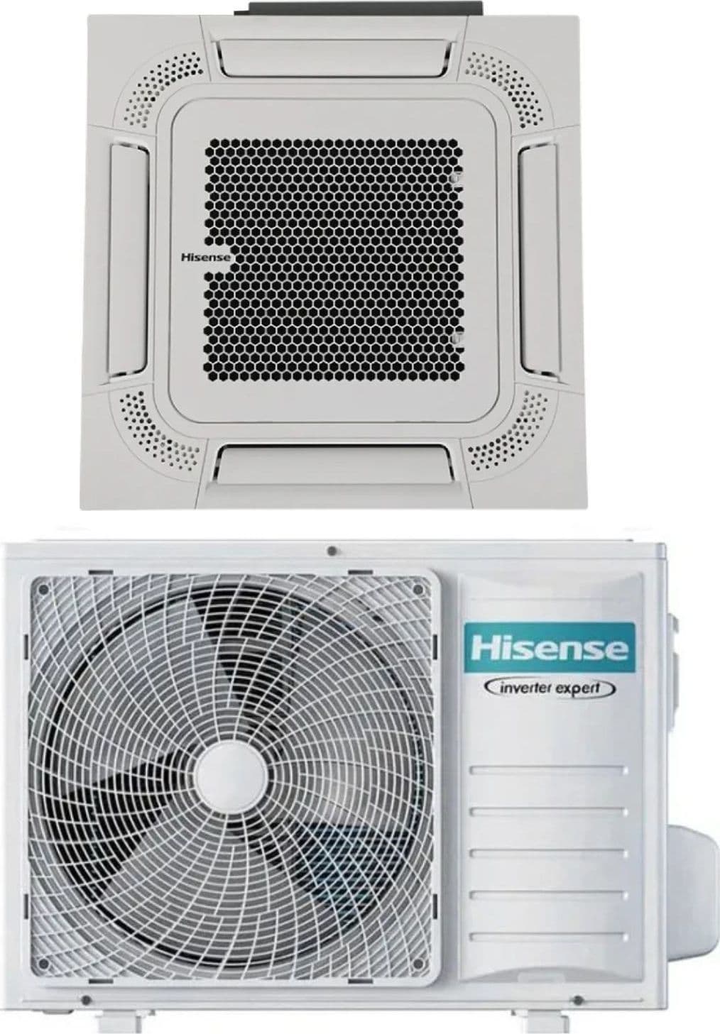 Hisense Climatizzatore a Cassetta 4 Vie 18000 Btu Monosplit Condizionatore con Pompa di Calore A++/A++ ACT52UR4RCC8 + AUW52U4RJ8 - 3