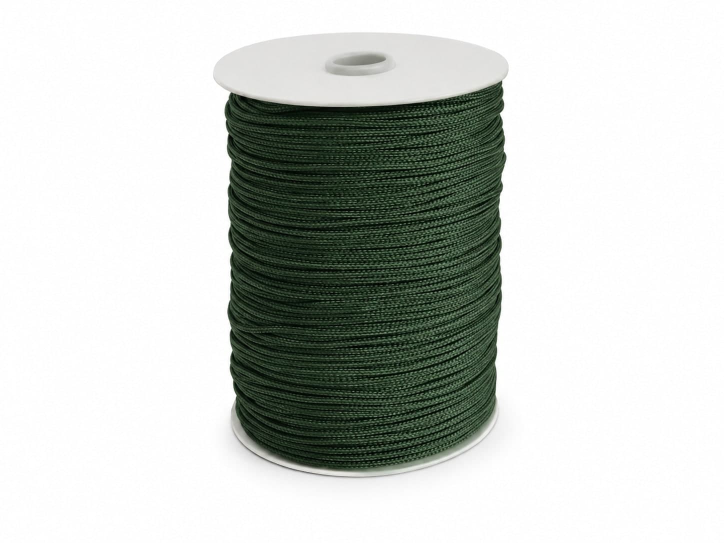 Cordino per Tende e Veneziane Ø 3 mm MMX300MT. Verde Scuro 1 Rotolo – No Brand