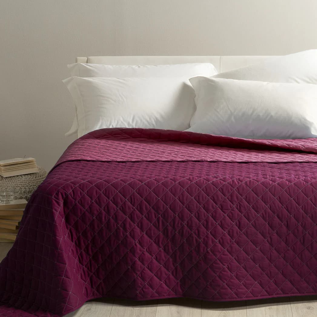 Copriletto Trapuntato In Cotone Mix - 9