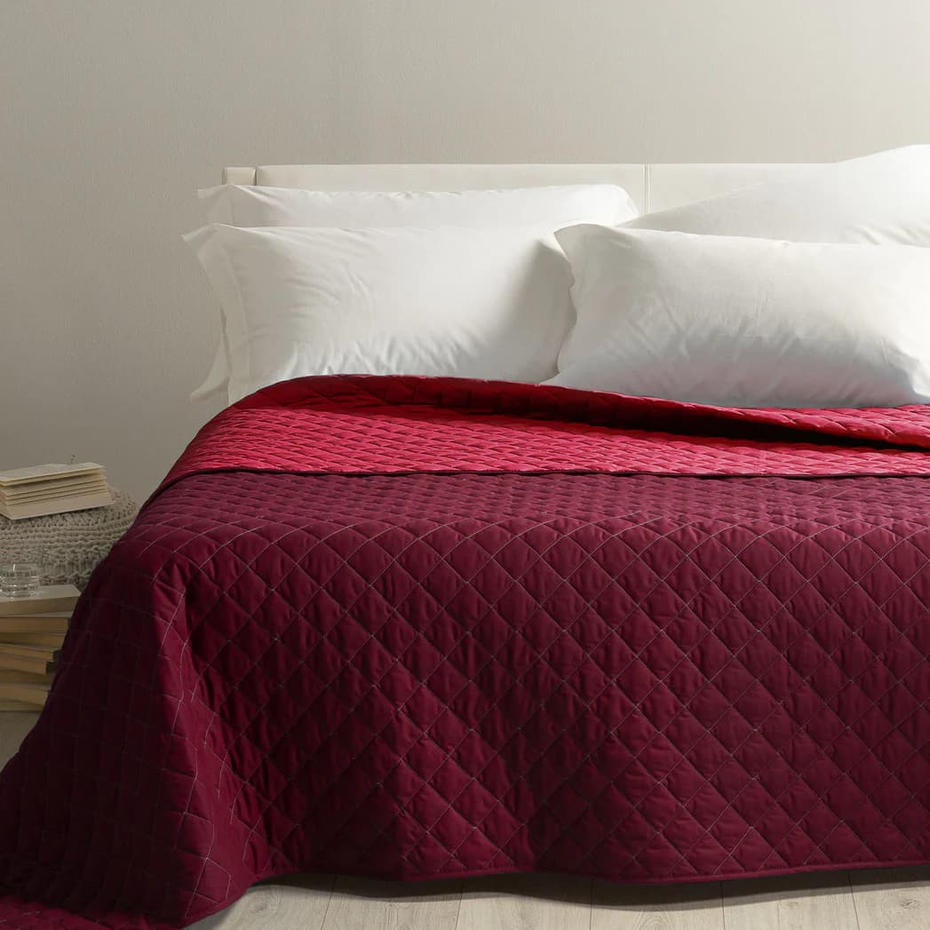 Copriletto Trapuntato In Cotone Mix - 10