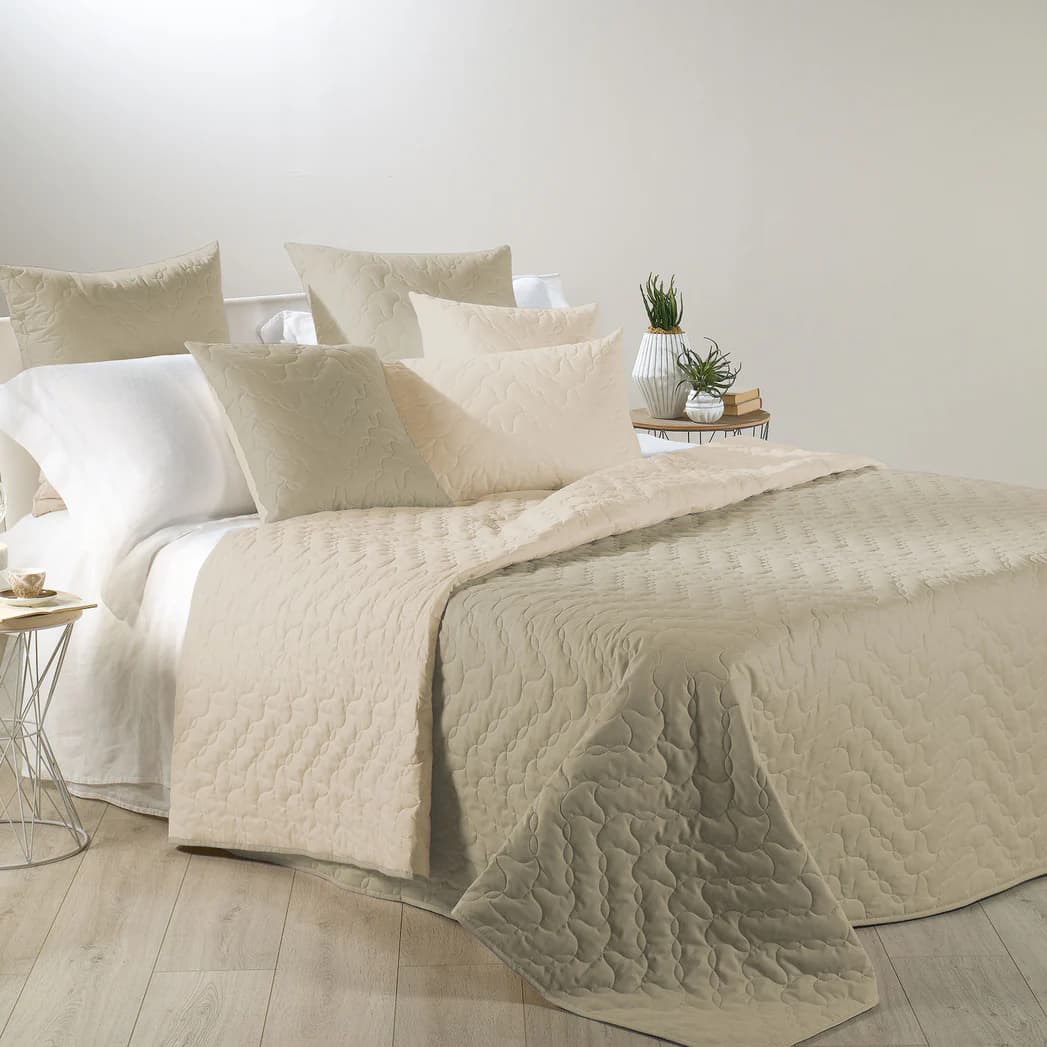 Copriletto Trapuntato In Cotone Mix - 6