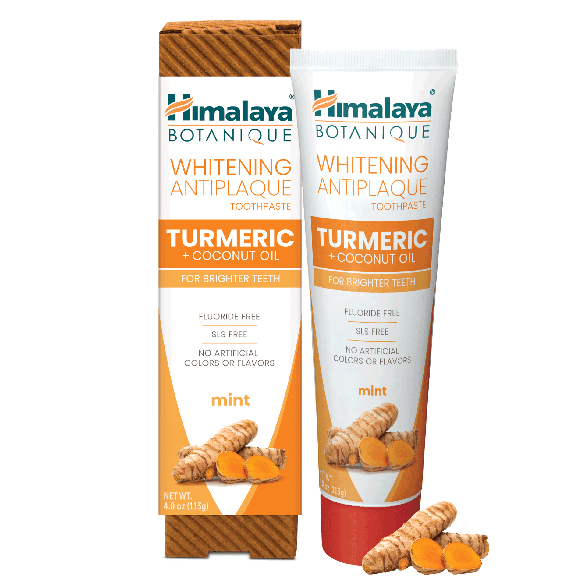 Himalaya Botanique Dentifricio Sbiancante Anti-Placca Curcuma e Olio di Cocco – 113g - 3